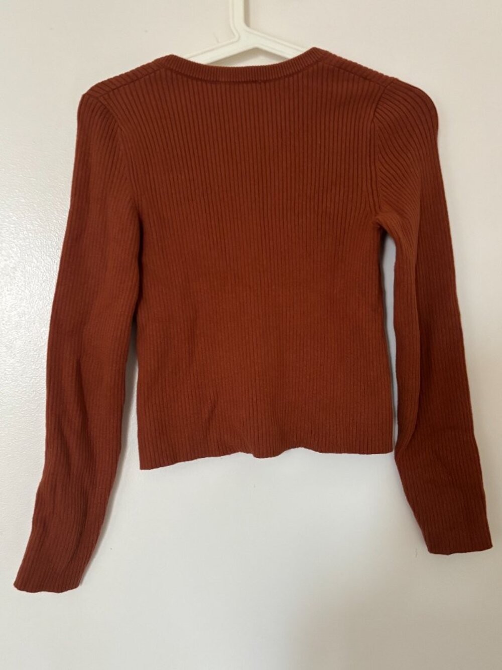 Sezane Kylie Cardigan Mahogany S - Picture 4 of 8